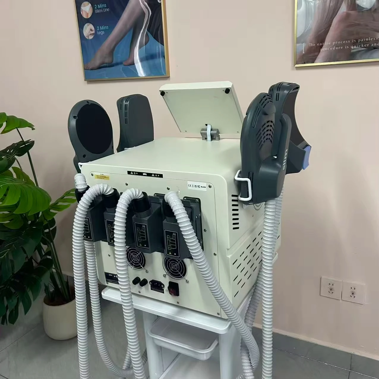 MYOslim 15Tesla 6500W EMSzero RF Body Sculpt Machine Fat Slimming Muscle Stimulation Electromagnetic Therapy Equipment