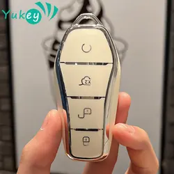 TPU Car Key Case Cover For BYD Han Ev Tang Dm/Qin PLUS/Song Pro/MAX/Yuan Dolphin E2 Protector Auto Key Car Accessories