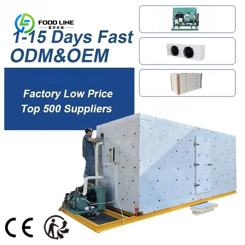 

Лидер продаж, изысканная холодная комната по индивидуальному заказу — раздвижная дверь 15-100 тонн для хранения и хранения помидоров