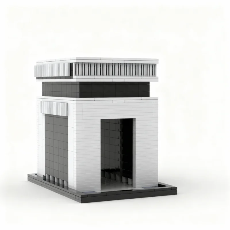 

935pcs MOC DIFC Gate Building Architecture Model Blocks Construction Toy Christmas Gifts DIY Creative Idea Education Birthday