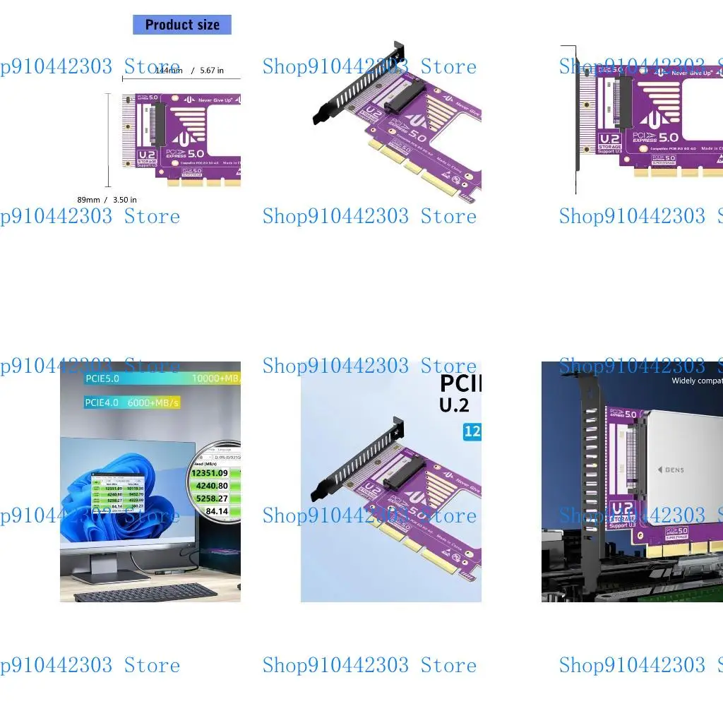 

L4MD PCIE 5.0 to U3 SFF-8639 Interfaces Adapter for Large Scale Data Operations