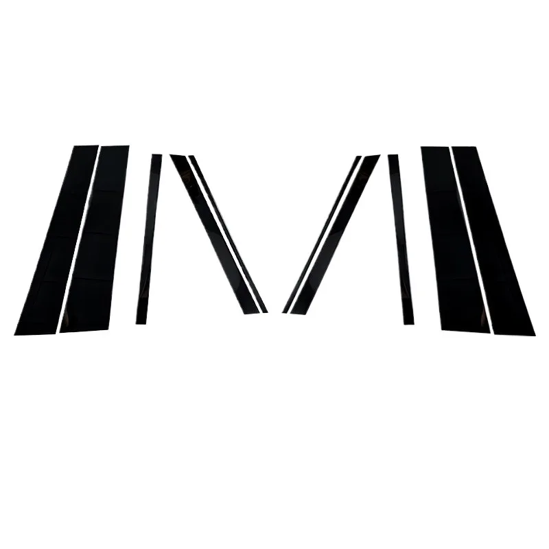 For BMW X5 blackened windows, middle column bright strips, trim strips, bead stickers, Darth Vader kit