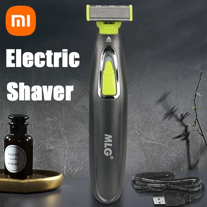 Xiaomi Electric Shaver For Men and Women Portable Full Body Trimmer USB T Shaped Blade Razor For Beard Armpit For Washable