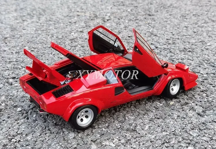 Kyosho 1/18 For Lamborghini Countach LS500S Diecast model Car Gifts Toys Hobby Red Gift Collection Ornaments Display