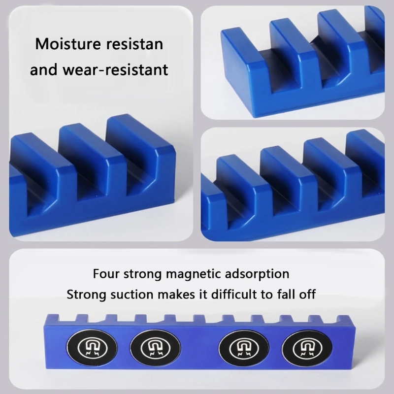 Heavy Duty Storage Rack For Garage Tools Wrench Pliers Screwdriver Wall Mounted Sturdy ABS Design