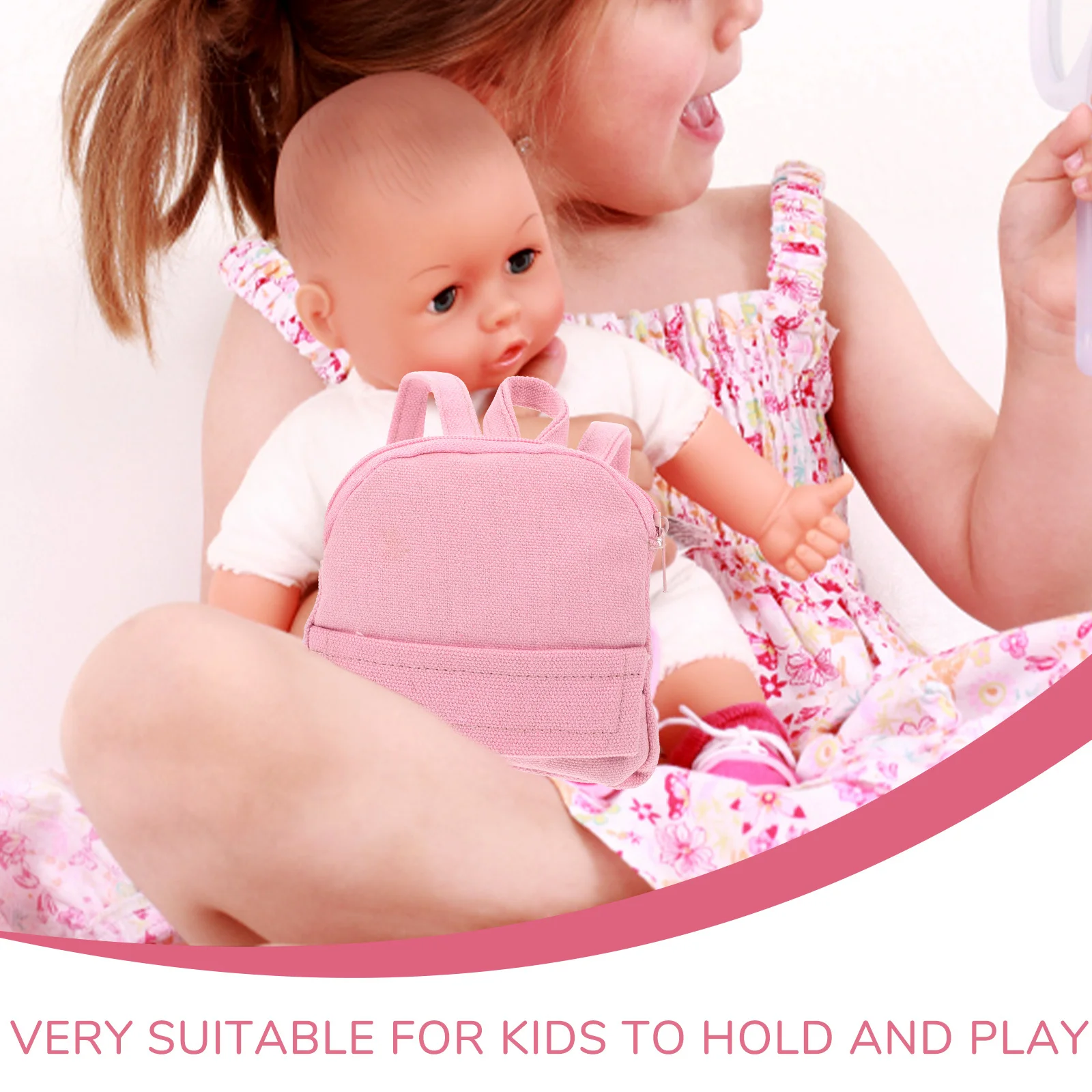 

1pcs For 18 Inch Cute Mini School Bag Kids Play Accessory Fashion Small Backpack Organizer Gift Accessories Mini Backpack