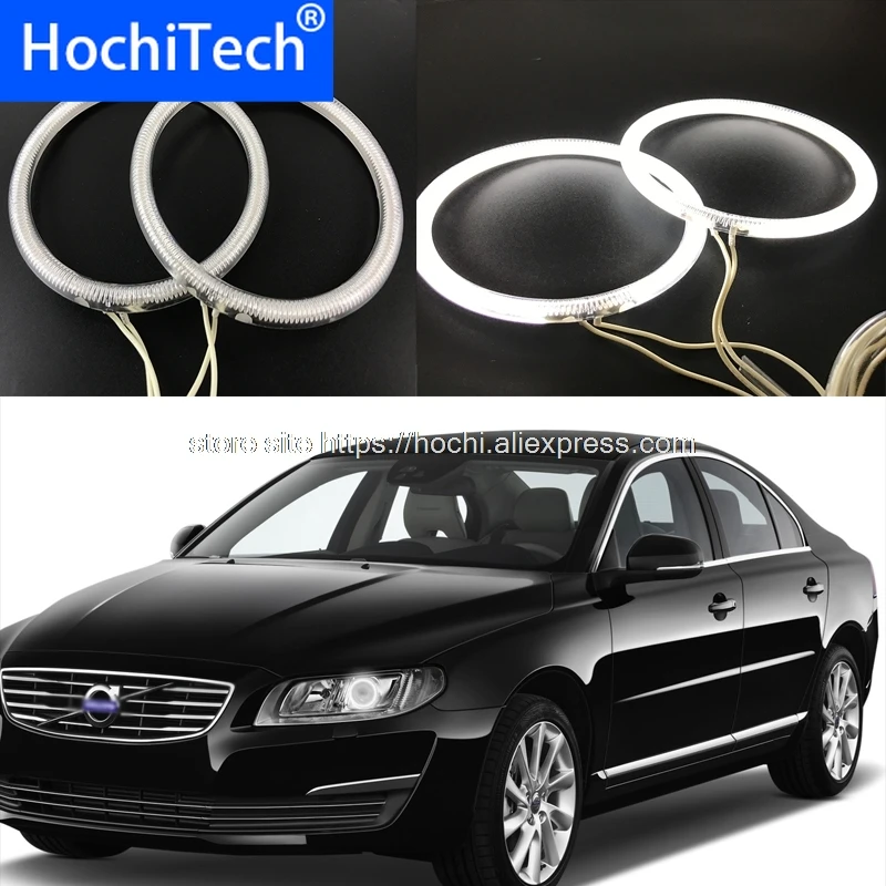 

Angel Eyes Light for Volvo S80 S80L 2012 2013 2014 2015 HochiTech WHITE 6000K CCFL Headlight Angel Demon Eyes Kit