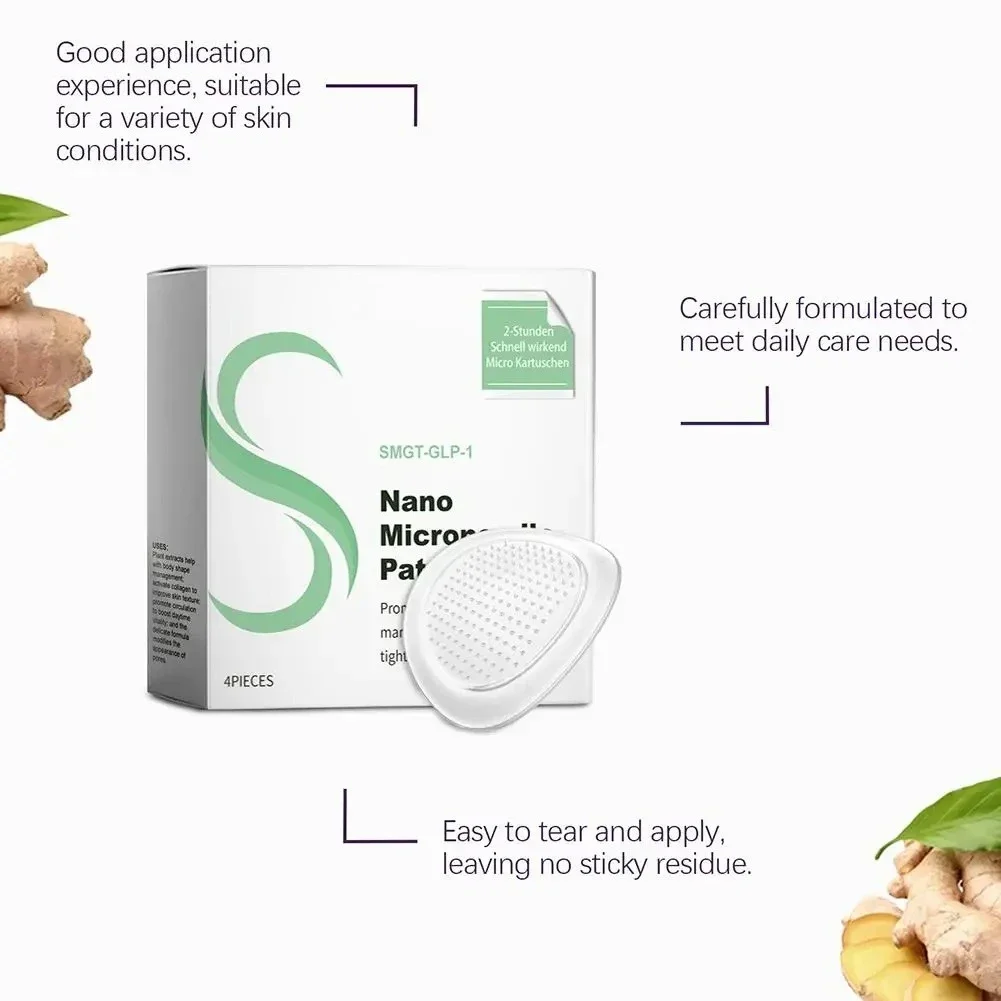 Nano microneedle skin care patch ultra-thin unisex body patch, suitable for the abdomen, thighs, and arms