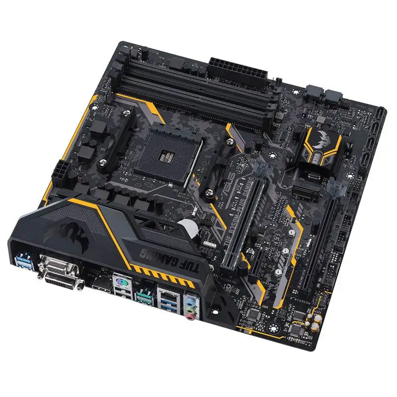 ASUS TUF B350M-PLUS GAMING اللوحة الأم المقبس AM4 AMD B350 DDR4 64GB دعم Ryzen 5600 PRO 3600 3200 1700 4600 5900 4700 M.2