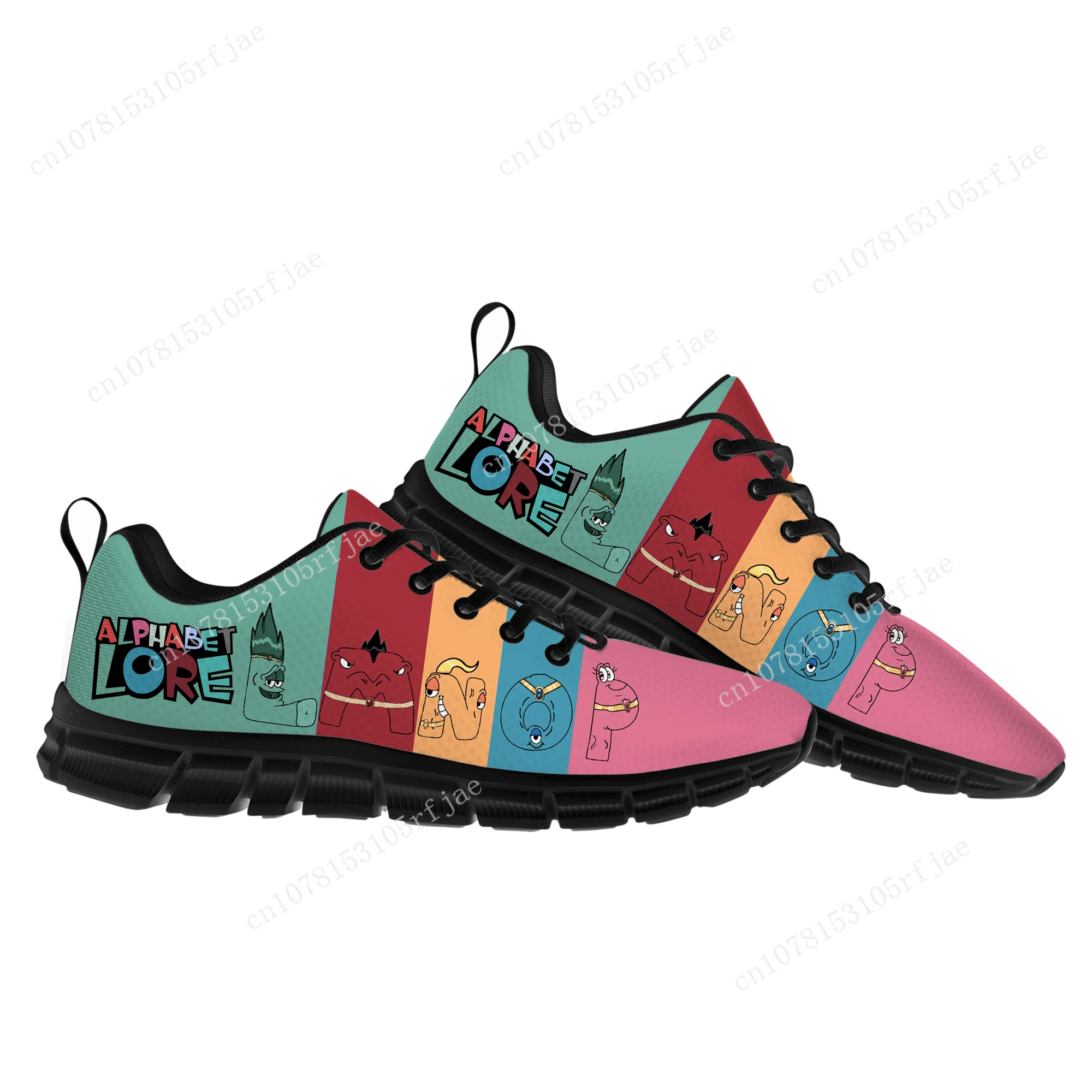 Alphabet Lore Sports Shoes Cartoon Game Mens Womens Teenager Children Custom Sneakers High Quality Sneaker Custom Built Shoes