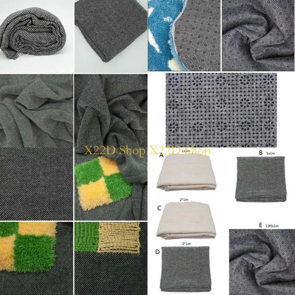 

X22D Monk-Cloth Needle-Fabric Primary Tufting Cloth with Marked-Lines-for-Rugs