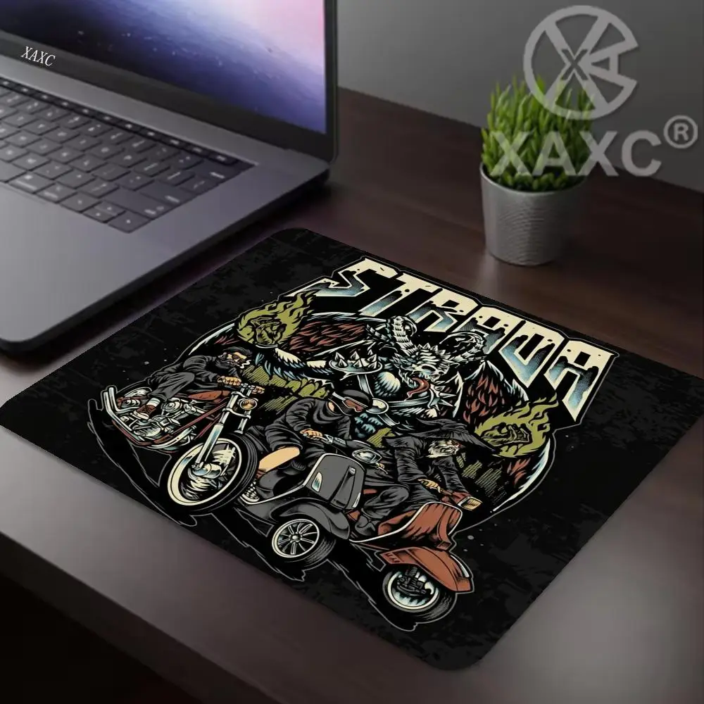 Vintage Motorcycle Desk Mat, Large Gaming Mouse Pad, Retro Bike Waterproof XAXC Small Mouse Pad Suitable for the Home