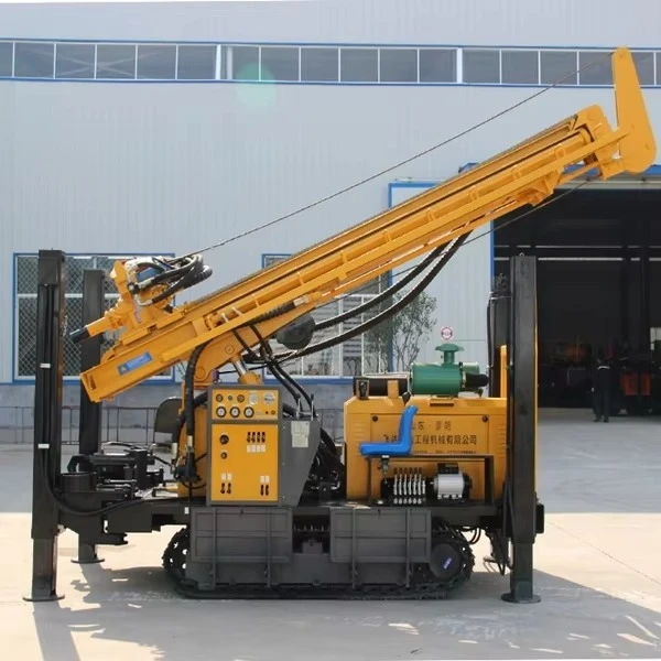 Water Well Drilling Rig Full Hydraulic Easy Drilling of 400 m Well Rig  Downhole Drill Customized Drilling Angle