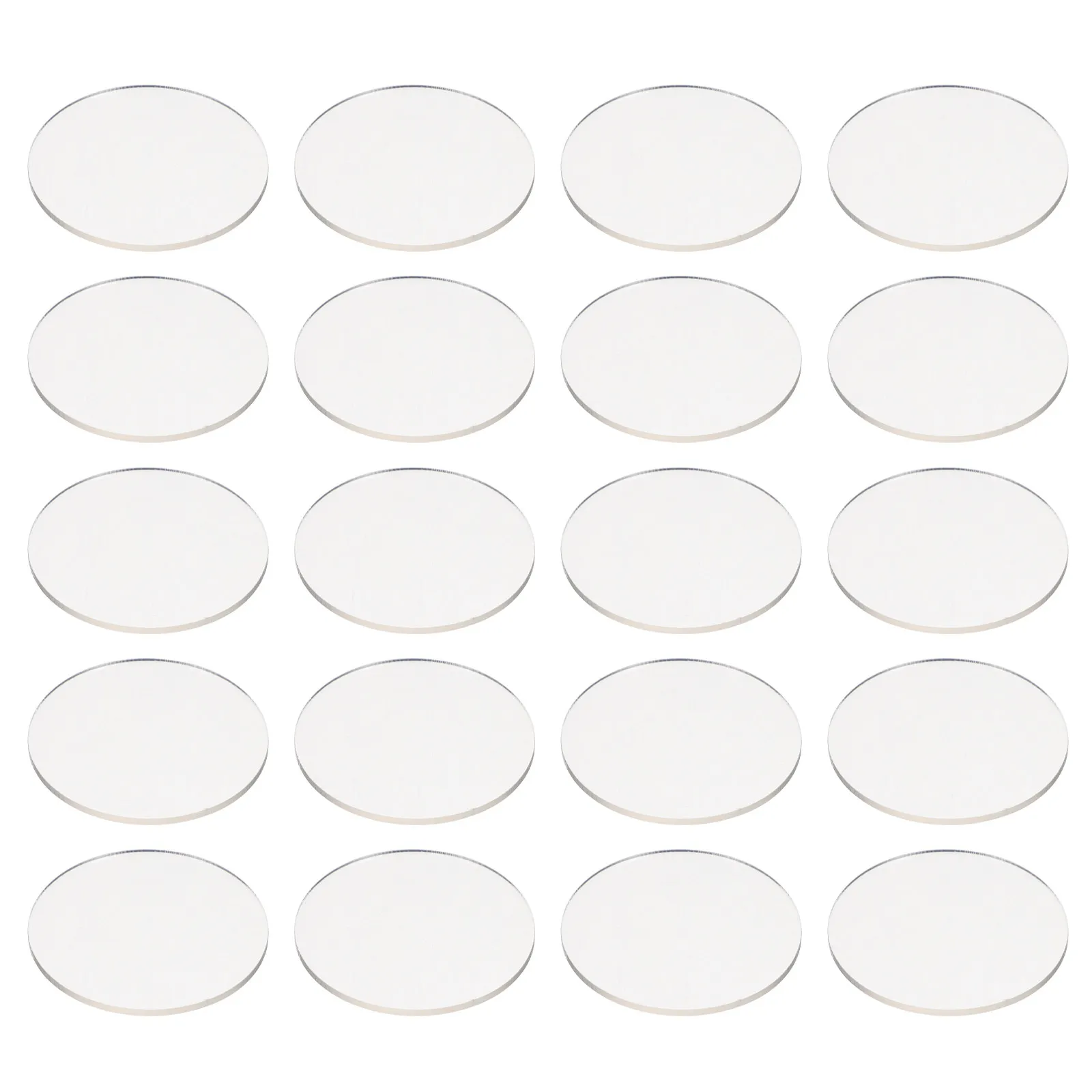 

30 шт. акриловых круглых листов, прозрачные акриловые диски, идеально подходят для DIY-росписи, поделок, декора, дисков для рисования своими руками