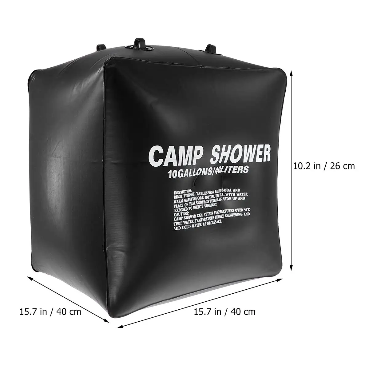 

Solar Shower Bag Durable PVC Camping Supplies Portable Pouch for Hiking Fishing Hunting BBQ Picnic Travel Outdoor Tools Sun