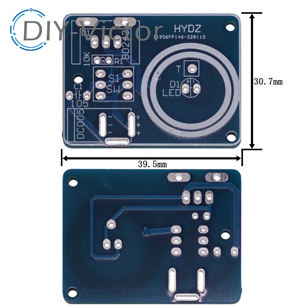 BD243 Mini Tesla Coil Kit puntelli magici parti fai-da-te DC 9V-12V luci vuote tecnologia elettronica fai-da-te BD243C