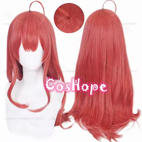 Nakano Itsuki Cosplay Wig Watermelon Red Wig Cosplay Anime Cosplay Wigs Heat Resistant Synthetic Wigs for Costume