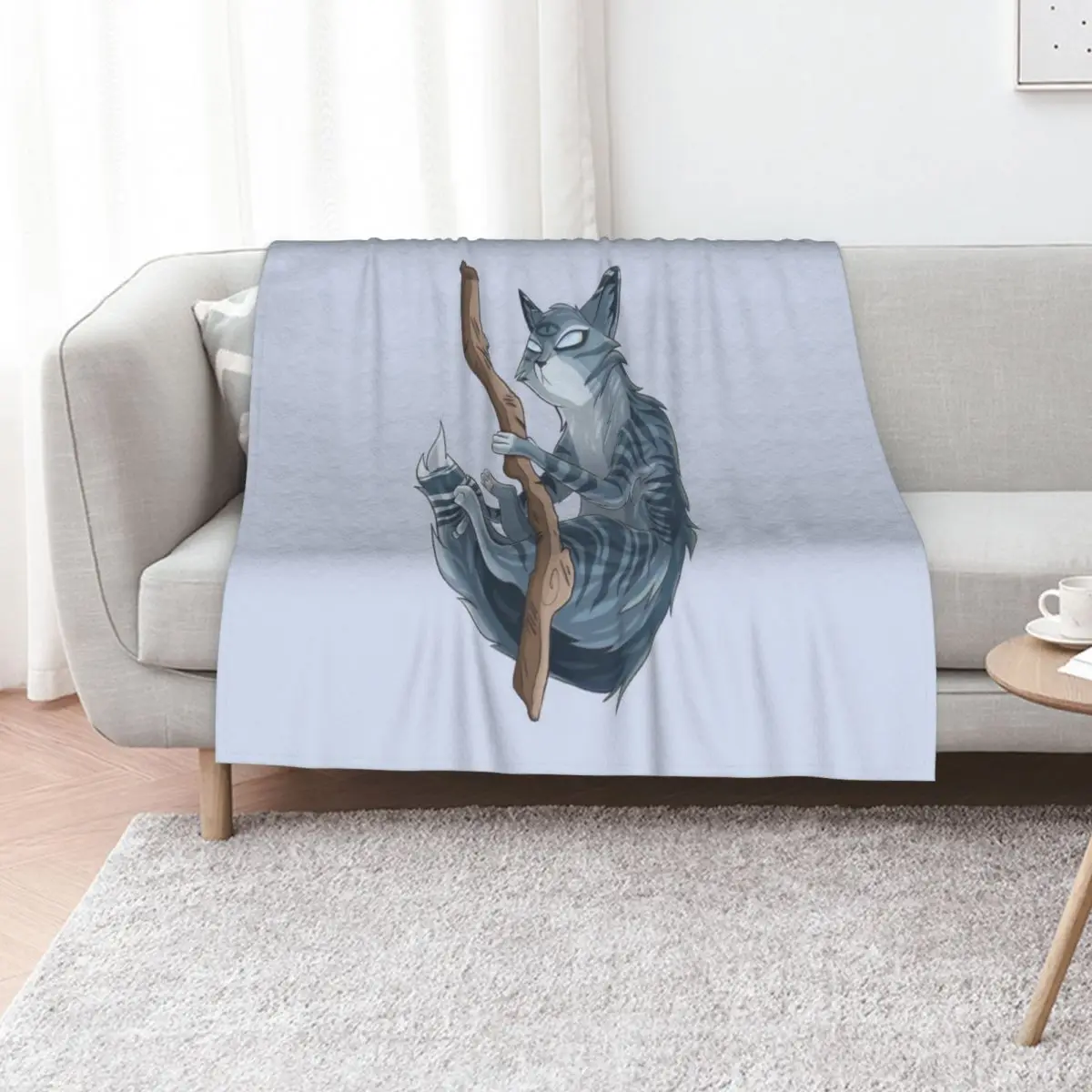 Jayfeather Throw Blanket halloween Loose Warm Soft Plush Plaid Luxury Throw Luxury St Blankets