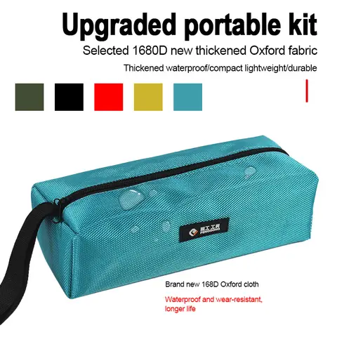 हैंड टूल बैग ऑक्सफ़ोर्ड कैनवास वाटरप्रूफ स्टोरेज टूल बैग स्क्रू नाखून ड्रिल बिट मेटल पार्ट्स ऑर्गनाइज़र बैग पोर्टेबल ज़िपर पाउच 10 best sales कैनवास टूल बैग - №2