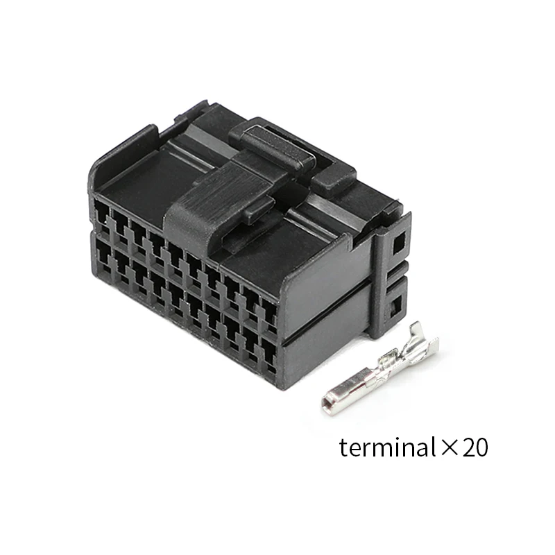 174047-2 TE نوع موصل السيارات 20 دبوس الأسلاك تسخير المكونات في المكونات
