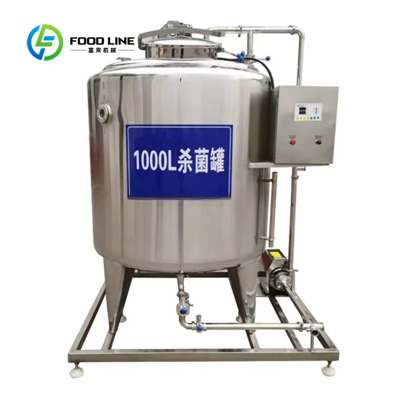 

Customized size Food Grade Pasteurization Fermenter Yogurt Juice Milk Pasteurizer Machine