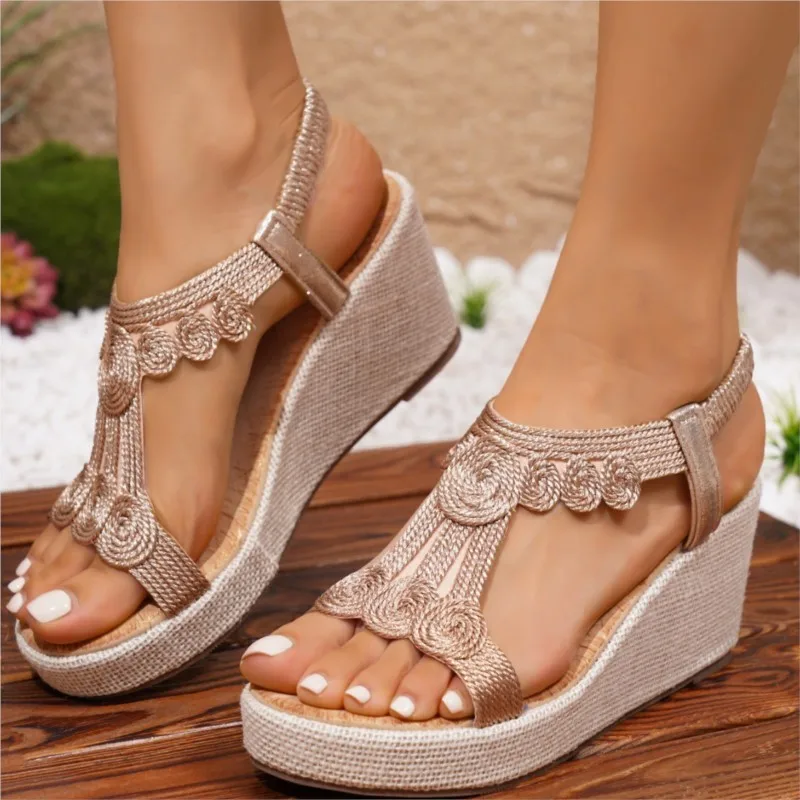 

Women Sandals Shoes Summer Fashion Wedge Women Shoe Outdoor Women's Sandals Breathable Comfortable Footwear Female Sandal Women