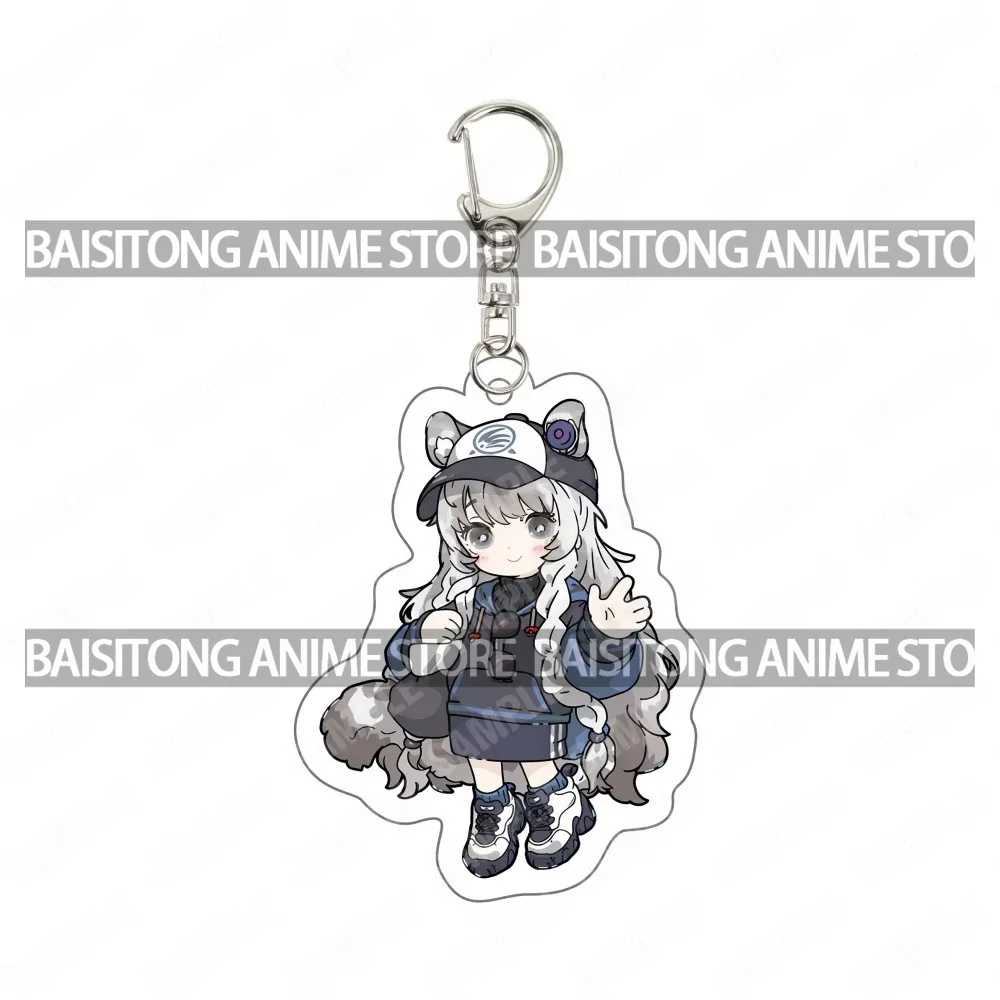 Arknights 6cm Acrylic Keychain Cute Casual Daily Style Bag Pendant Key Ring Rhodes Island Mobile Game Fans Collectible Gift