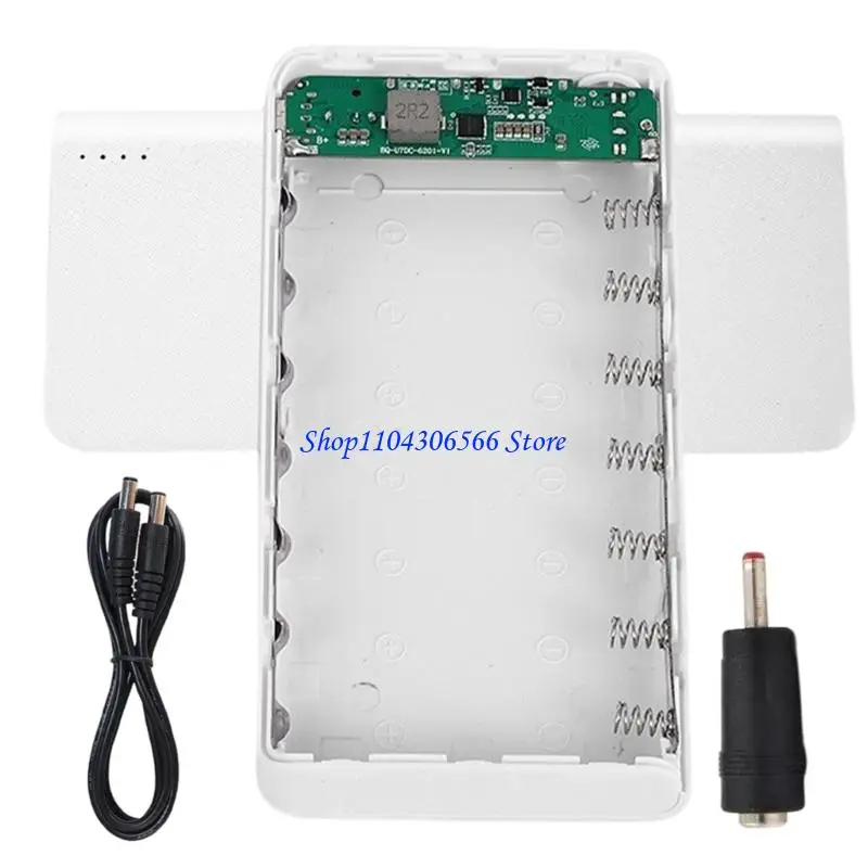 02DD Storage Box Set Portable Charging Case Easy Assembly ABS Texture for Battery