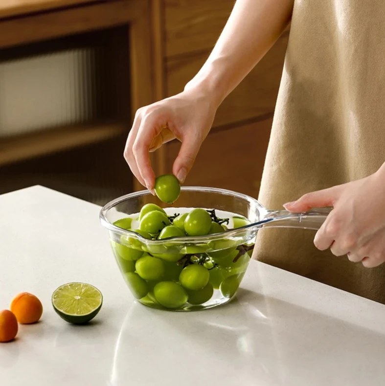 

Креативный пластиковый ковш для воды с длинной ручкой для домашнего более толстого, более толстый, прозрачный ковш для воды, ковш для воды для кухни, большой