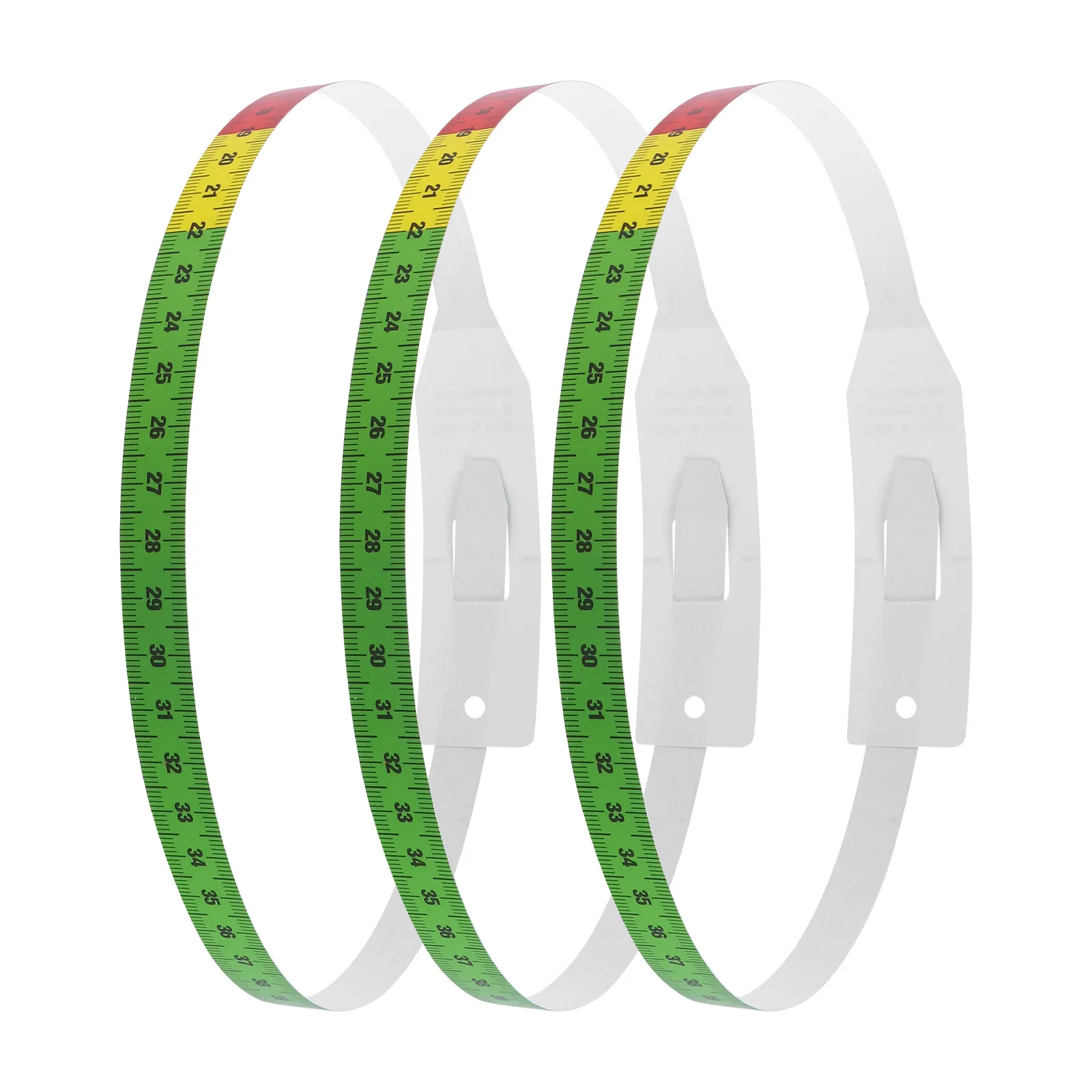 3Pcs Head Circumference Measuring Tape Premium PP Retractable Flexible Body Measurement Tool for Children Adults Portable Arm