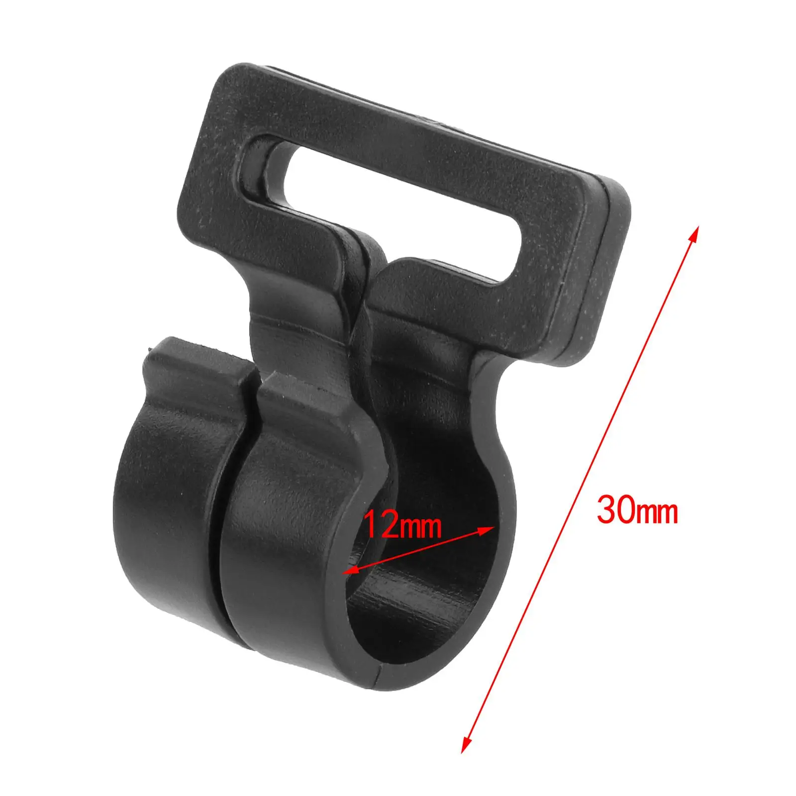 10 Pieces Camping Tent Pole Hook Awning Hooks Inner Hanger Clips Nylon High Quality Replacement Tent Pole Hooks With Bifurcation