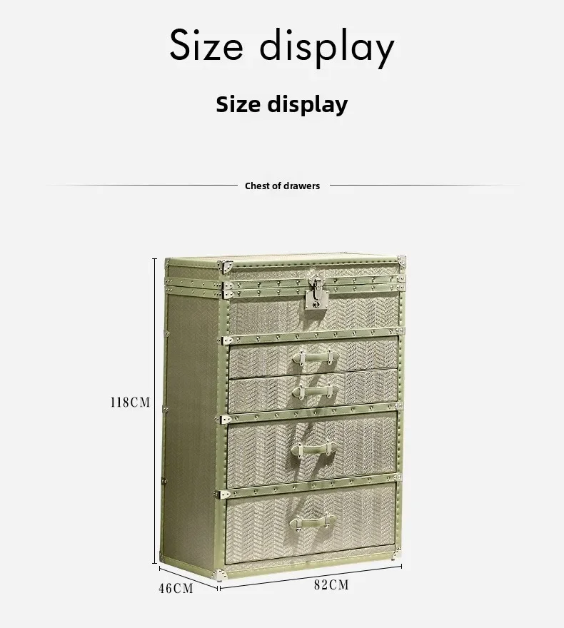 خزانة مجوهرات من الأسلاك النحاسية الإيطالية الفاخرة الخفيفة، خزانة صدر، صندوق صلب عالي الإحساس، منزلية #6