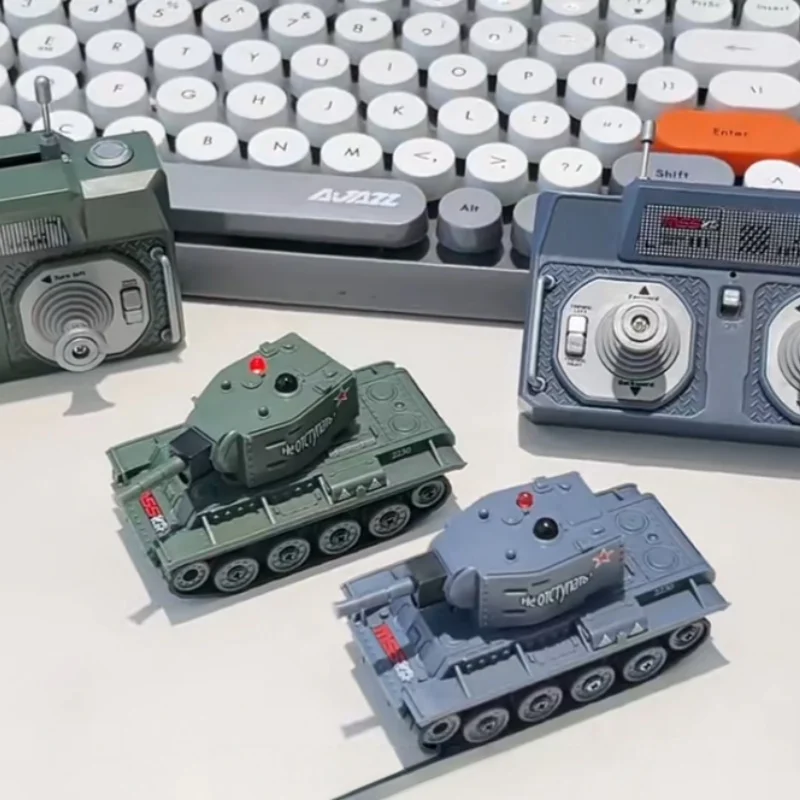 

2025 New Desktop Series Mini Remote Control Tank Infrared Competitive Battle Track Tank Car German Tiger Model Boy Toy