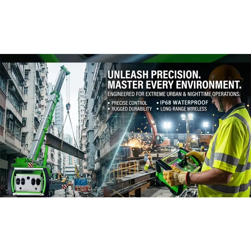 Factory Price 4 Joystick Hydraulic Valve  500m Control Distance Crane Remote Control Wireless Remote