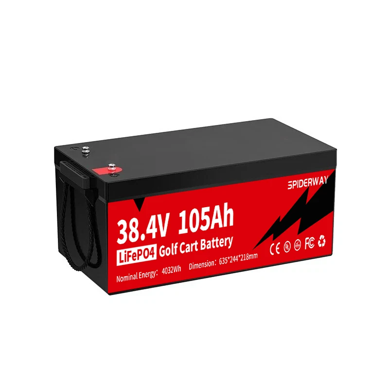 

36V 48V 100AH LiFePO4 Battery 200A BMS 6000 + Cycle 9.68kW Golf Cart Solar Off-Grid