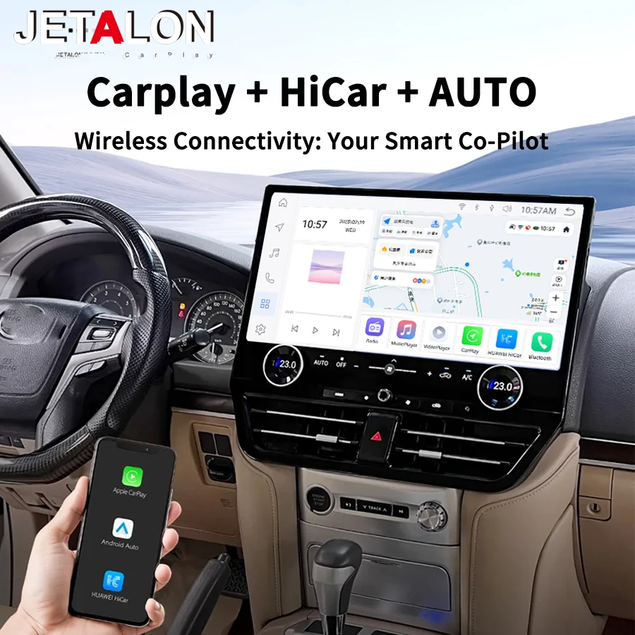 19.8 "untuk Lexus Lx570 Android 13 Radio Mobil Layar Sentuh Carplay GPS Pemutar Video Unit Kepala Multimedia Android Navigasi Otomatis