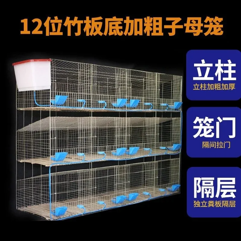 Automatic manure cleaning Special for extra large farms Large litter reproduction and fattening Female rabbit cage Rabbit cage