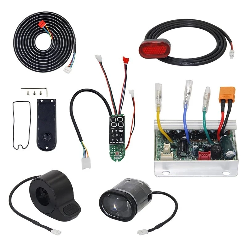 AA67-36V 500W Electric Scooter Controller Kit (Includes Front And Rear Lights, Turn Signals, And Communication Cables)