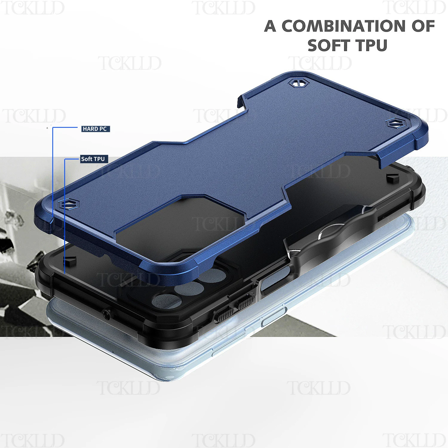 Light-Armor Shockproof Case For Moto Stylus G71 G60 G52 G51 G50 G41 G31 G22 Edge 20 Pro Rugged Drop Cover Ultra-thin Mobile Case