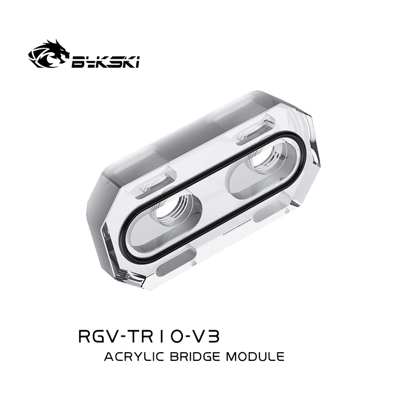 Bykski Distro Plate Waterway-bordregelmodule Schakelen op en neer 20 mm RGV-TR10-V3