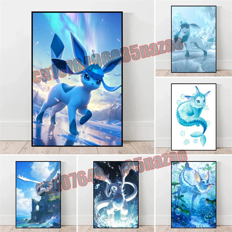 

Classic Anime Pokemon HD Pictures High Quality Art Poster Canvas Painting Printing Painting Suitable for Bedroom Wall Decoration