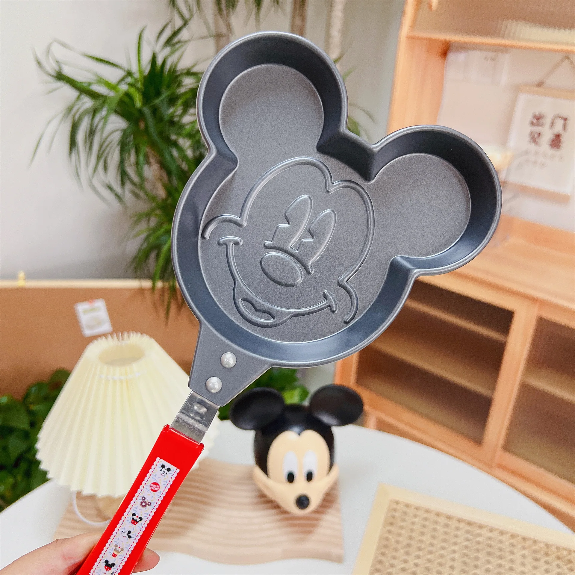 Disney anime ponto mickey mouse figura ferramentas de cozinha ovo omelete molde crianças pequeno-almoço frigideira panela antiaderente presente do