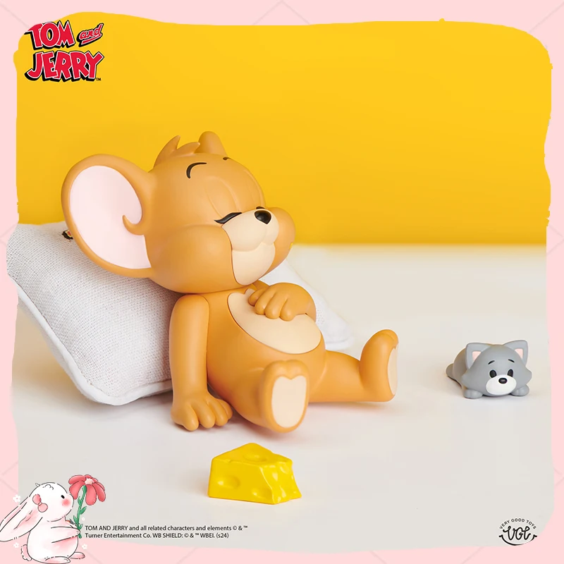 

Spot New Kawaii Sleeping Jerry Chao Playing Car Decoration Doll Ornaments Toys Holiday Christmas Gifts