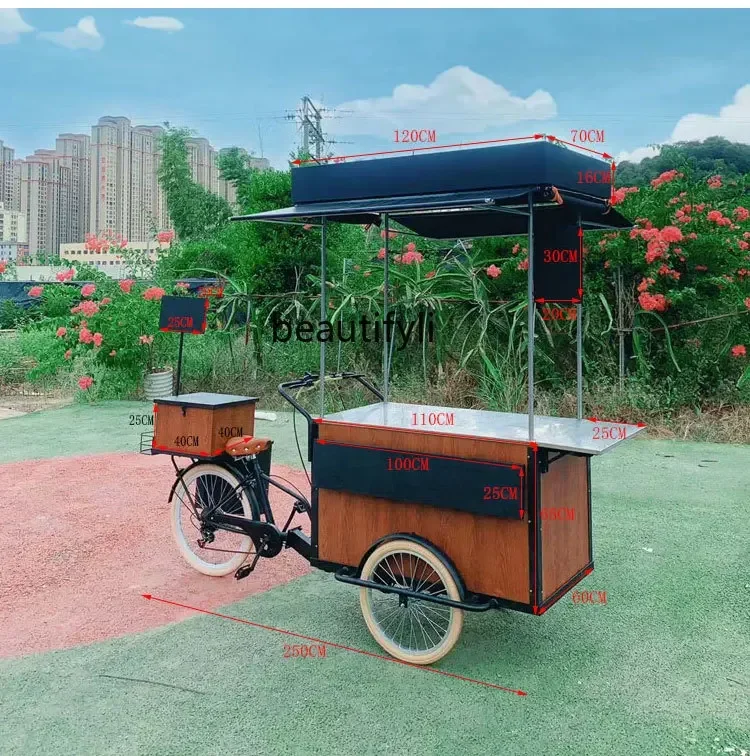 

Promotional display car, stall, shopping mall upside down, tricycle night market, sales and dining car3286