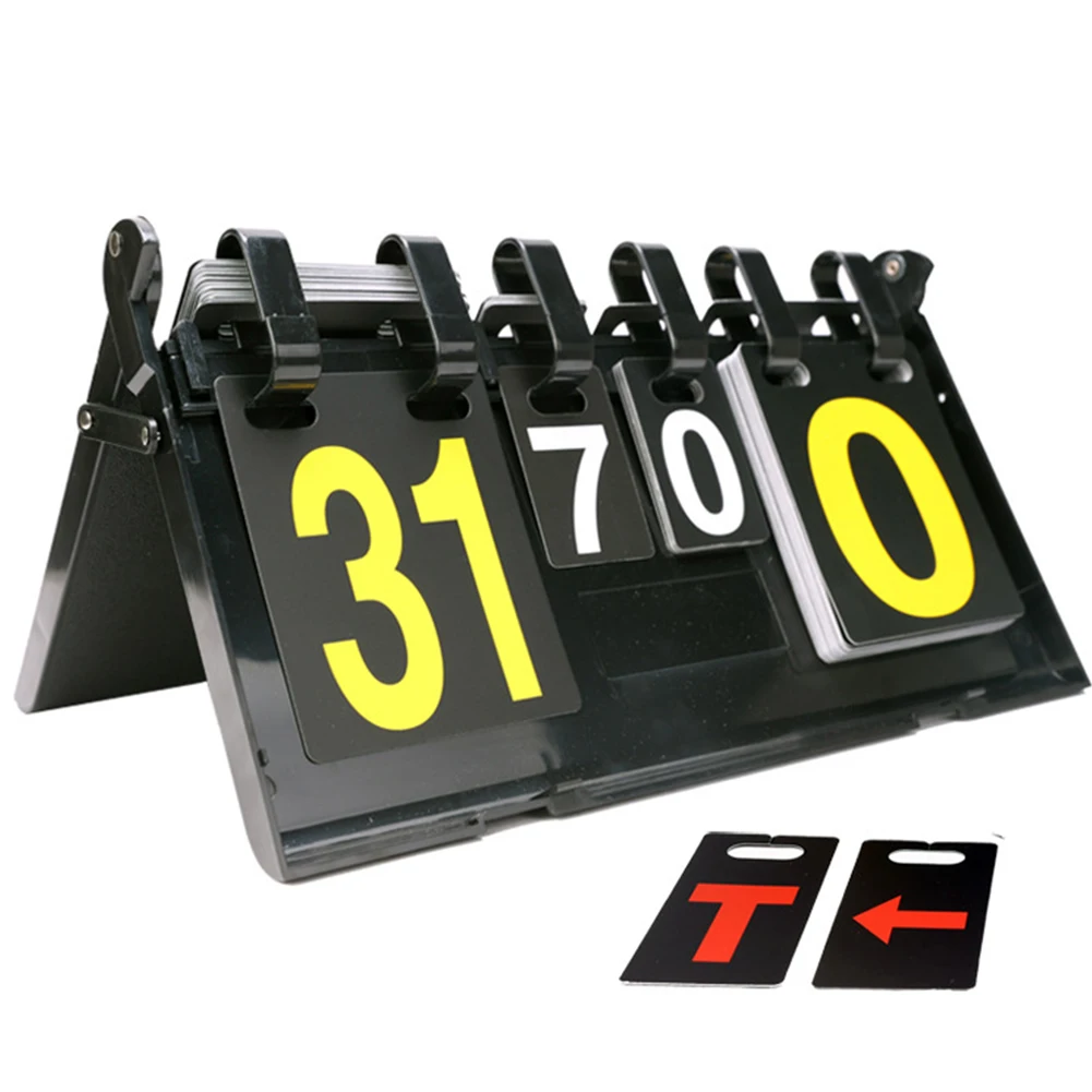 

Volleyball Scoreboard Sports Basketball Football Competition 4-Digit Score Board For Indoor Exercise Sport Decoration