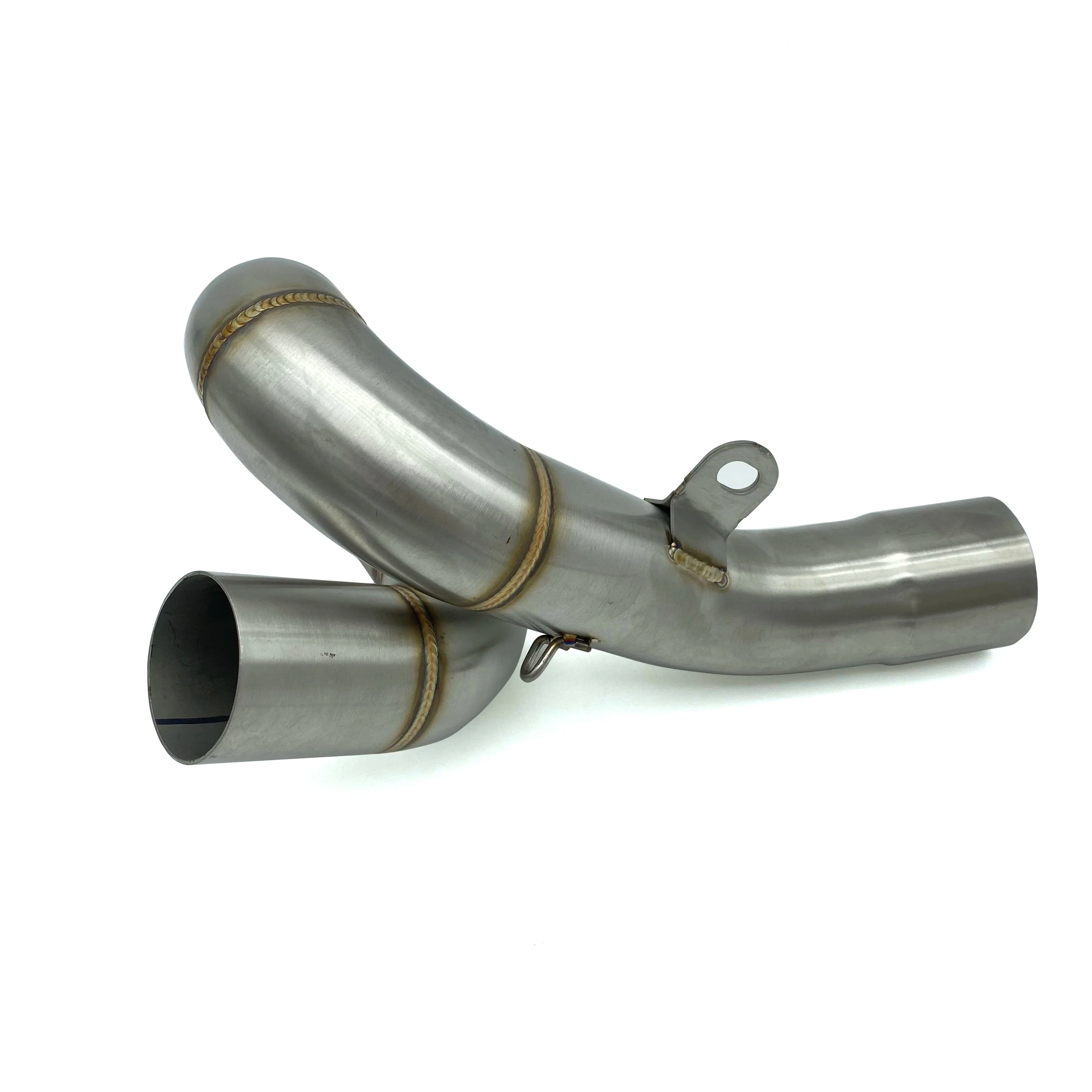 ZX6R Exhaust Pipe Stainless Steel Motorcycle Exaust Pipe Middle Section For Kawasaki ZX6R 2009-2019 Moto Racing Exaust Modified