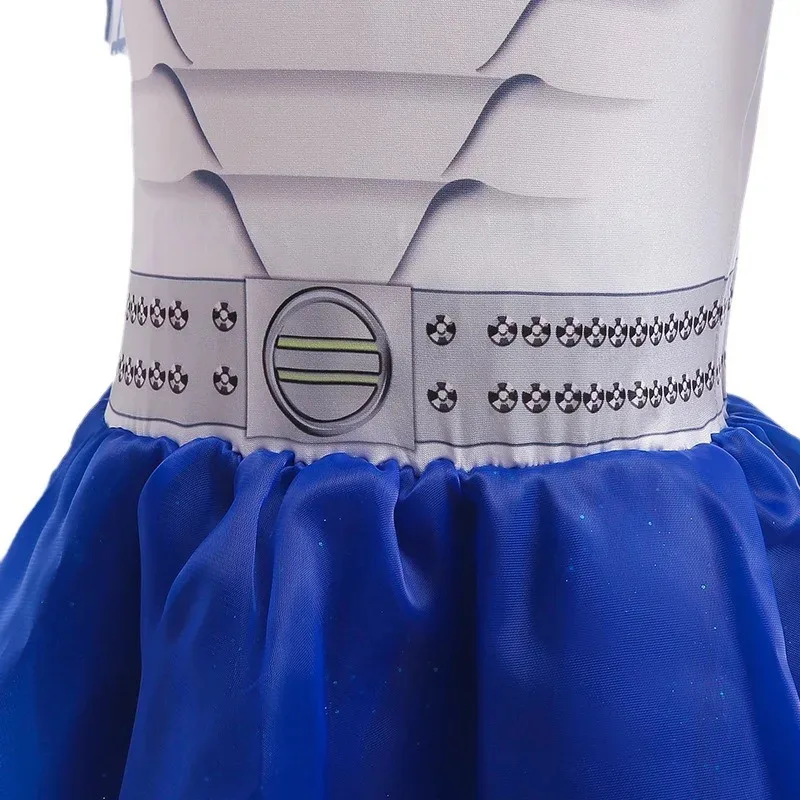 Детская одежда Zombies 3, Addison Alien, платье болельщика для девочек, карнавальный костюм, детское фантазийное нарядное платье на Хэллоуин, день рождения