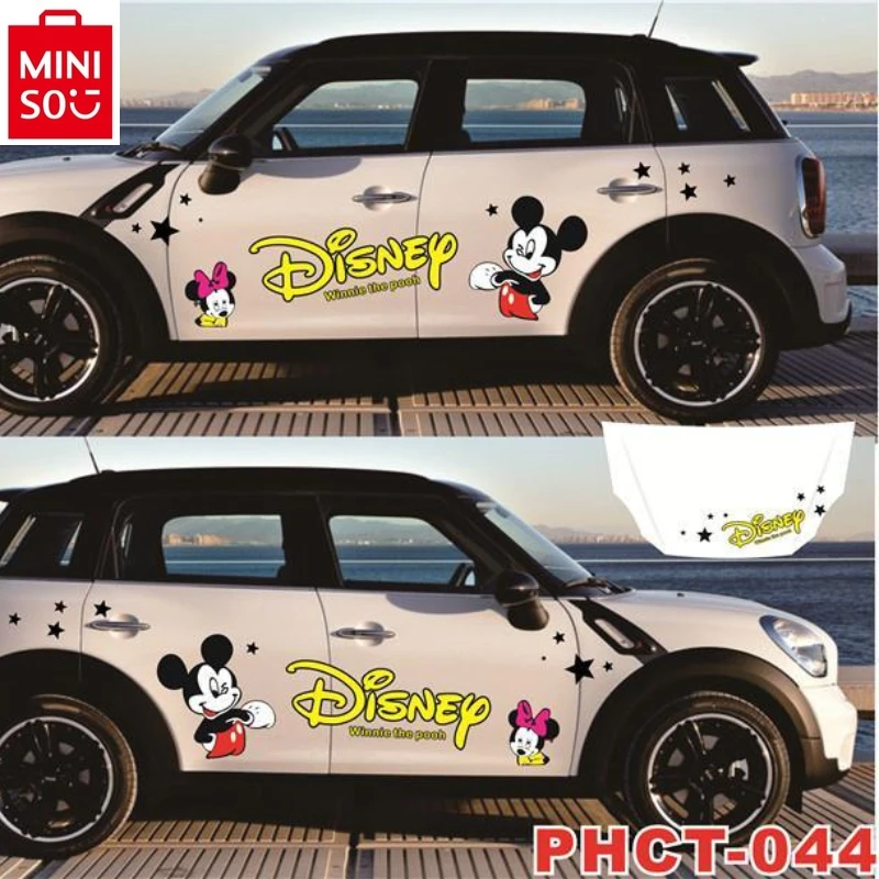

2025 New Cute Hello Kitty Cartoon Car Stickers Car Covering Scratches Personalized Body Decoration Accessories