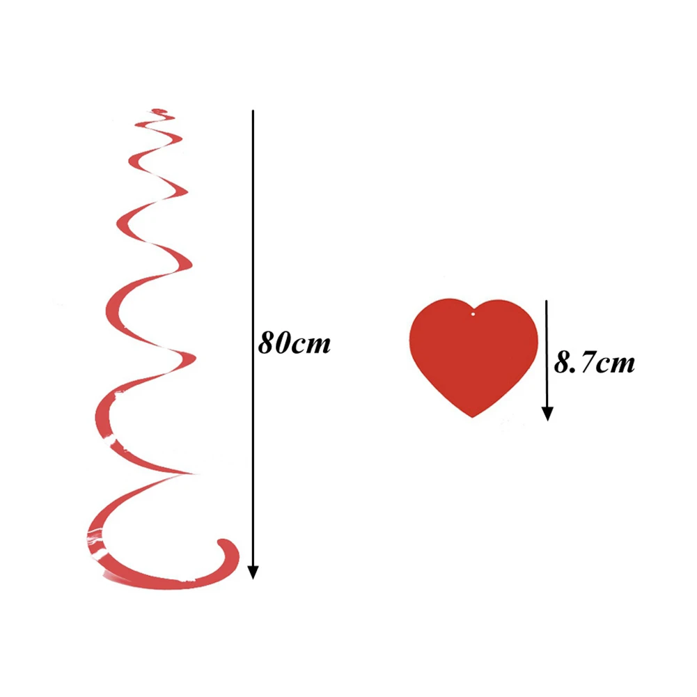 1 упаковка, подвеска в форме сердца, из ПВХ