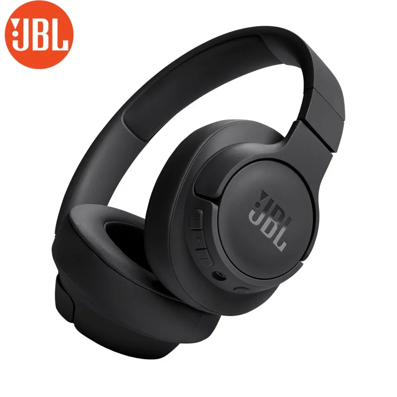 Оригинальные беспроводные Bluetooth-наушники JBL Tune 720BT с микрофоном поддержка аккумулятора 75 часов складное приложение глубокими